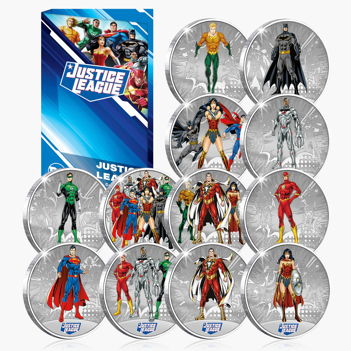 DC Comics .999 Verzilverde Justice League Collectie