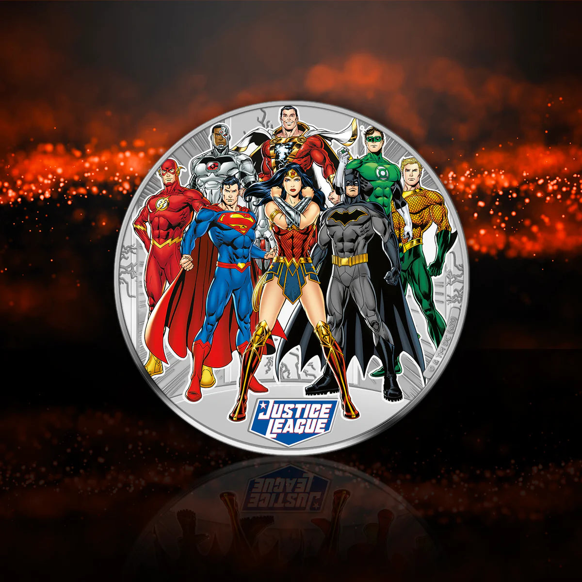 DC Comics .999 Verzilverde Justice League Collectie