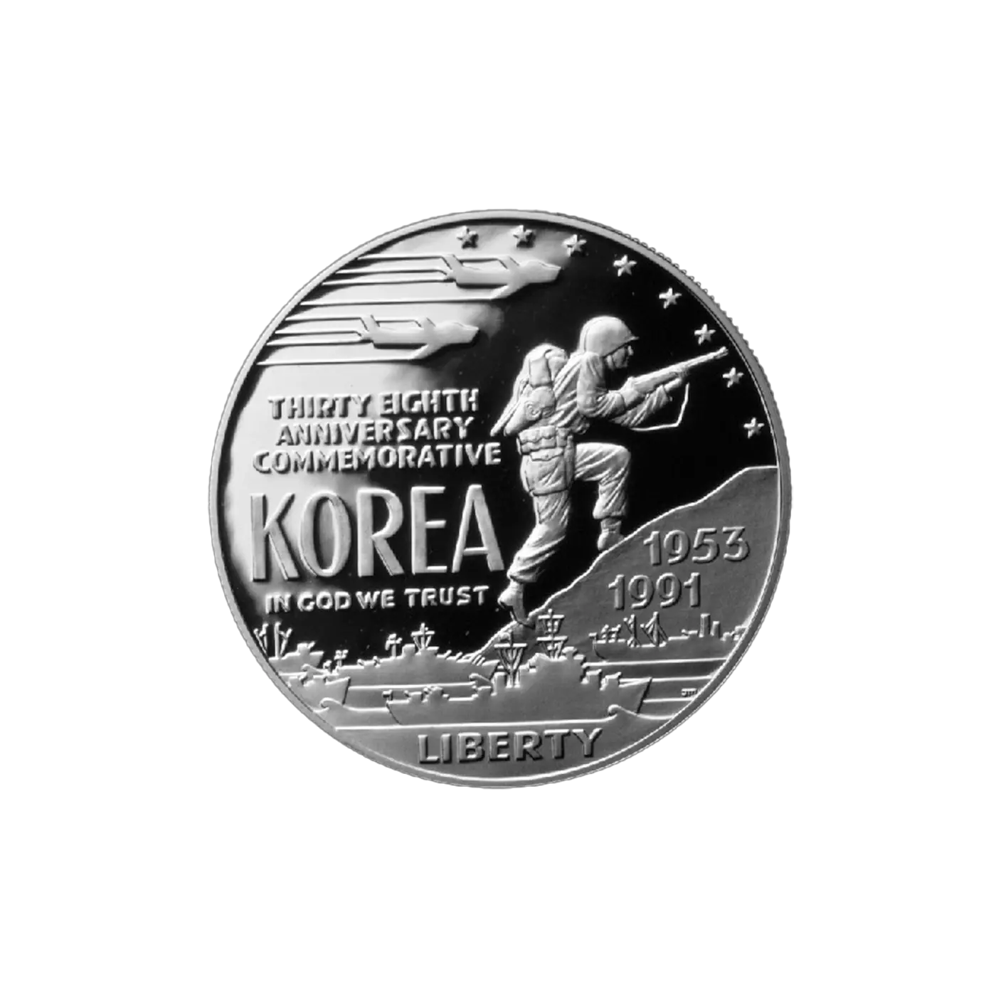 VS Koreaanse Oorlog Herdenking $1 1991-P