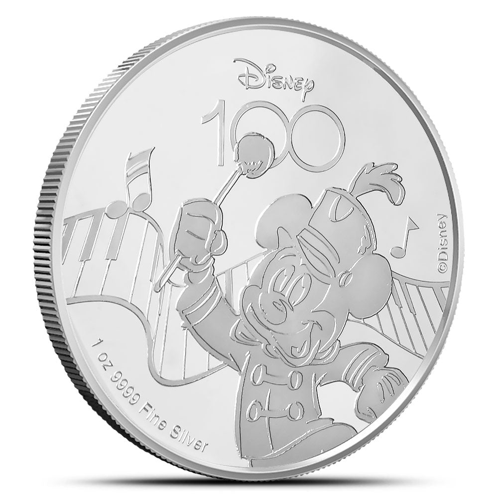 Mickey 1 ounce puur zilver