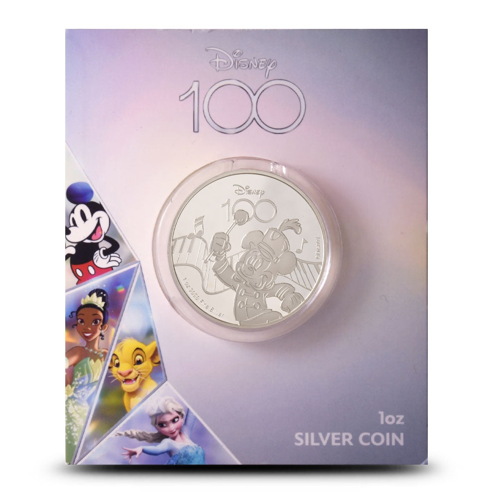 Mickey 1 ounce puur zilver