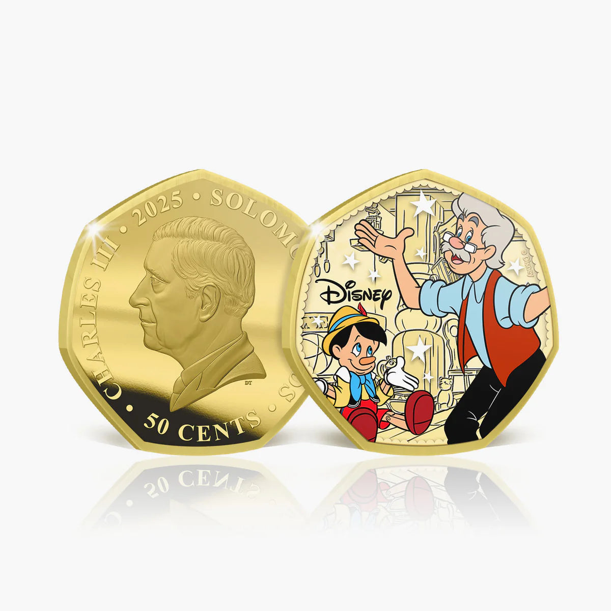 Coffret plaqué or Pinocchio 85e anniversaire 2025