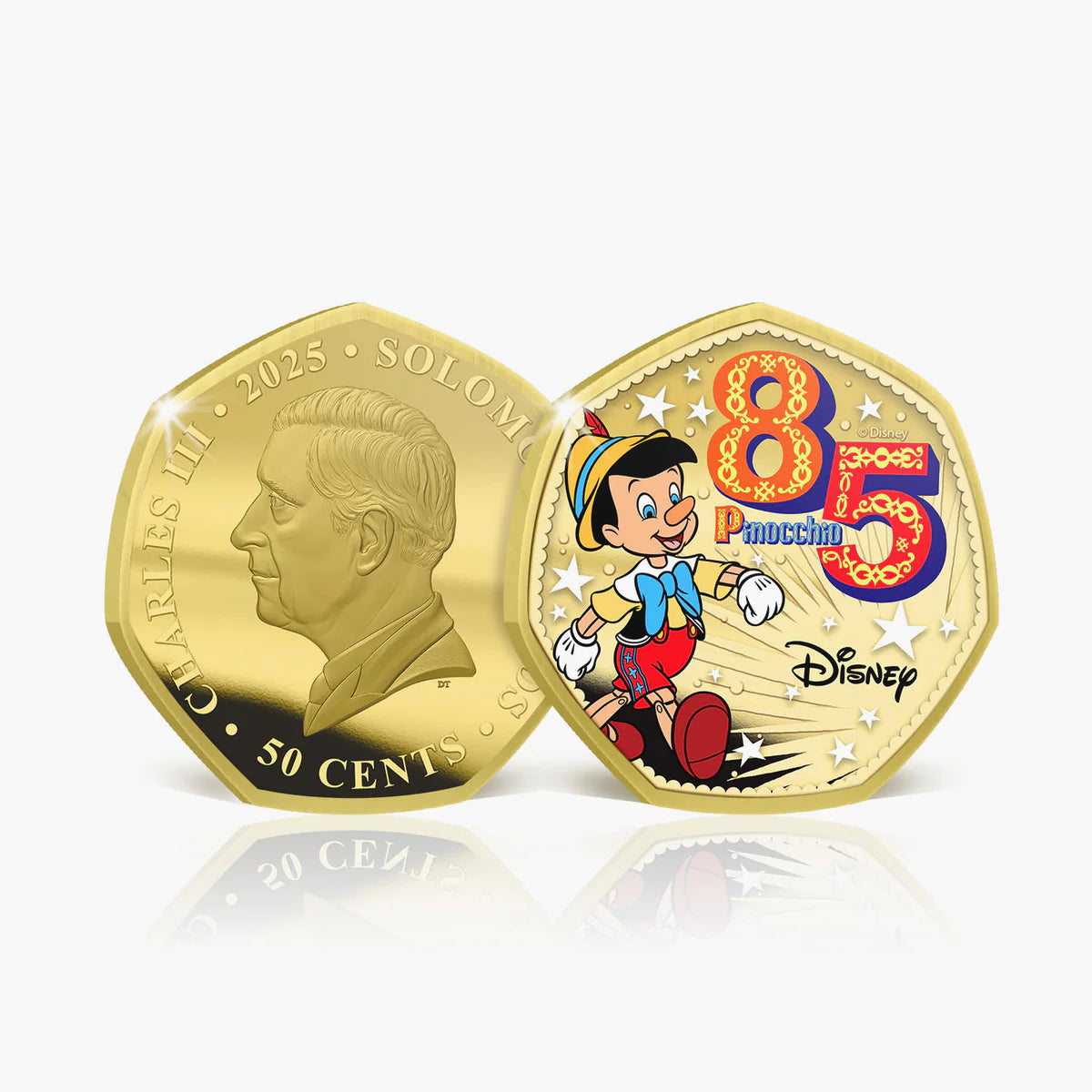 Coffret plaqué or Pinocchio 85e anniversaire 2025
