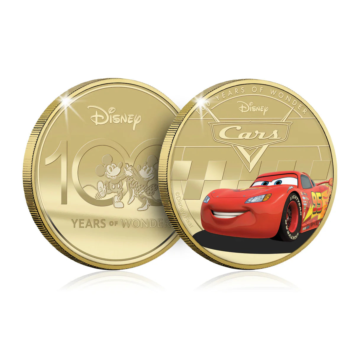 Cars plaquées or 44 mm