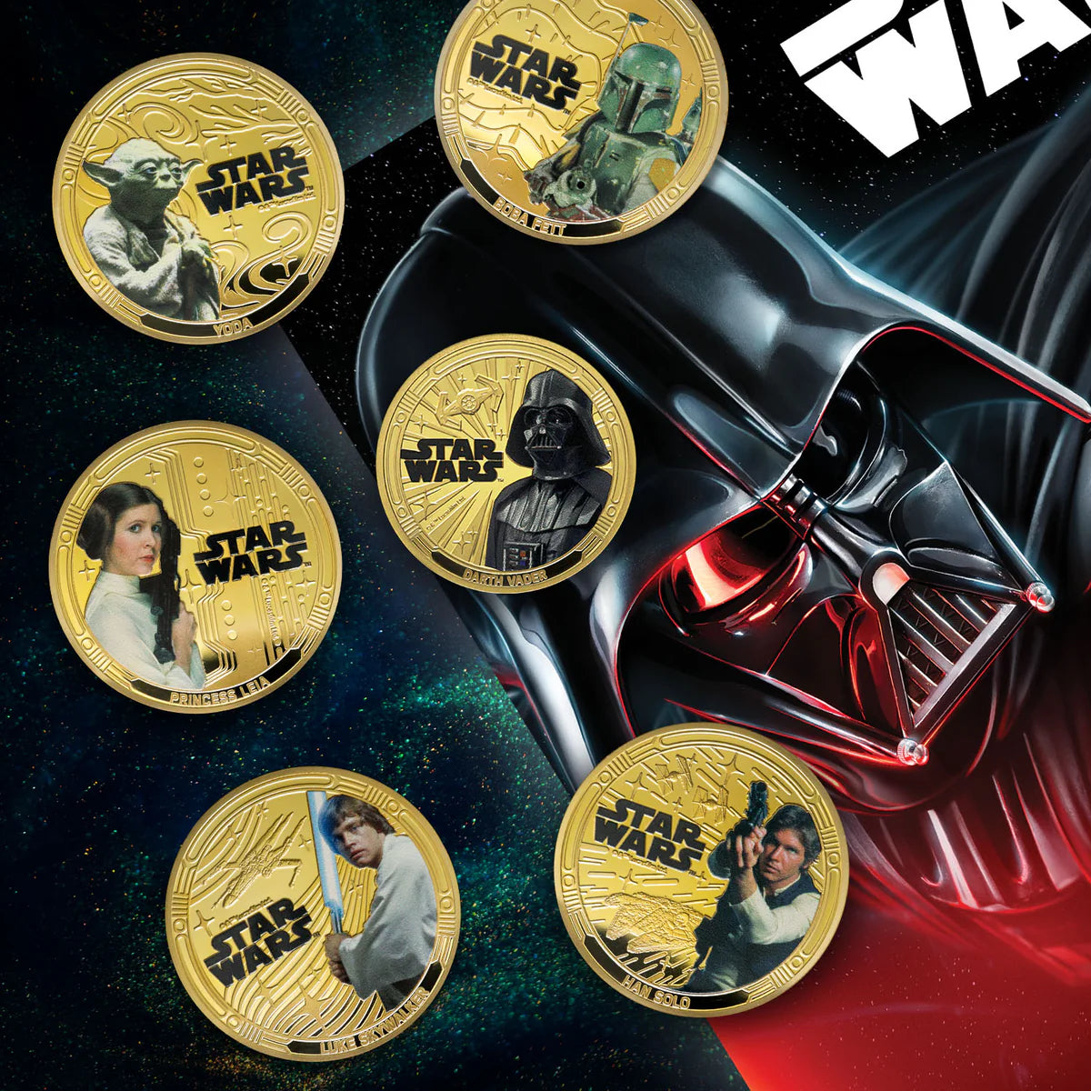 Coffret complet de pièces Star Wars 2025 : Une galaxie d'aventures