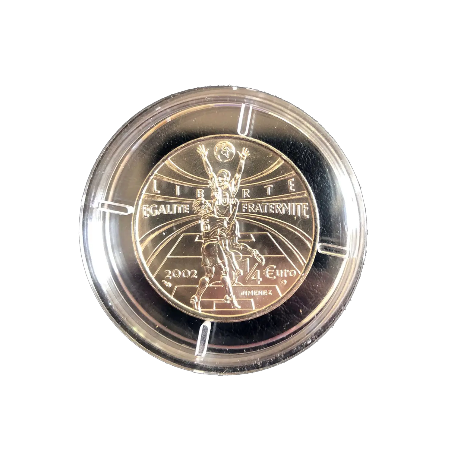 Allez la France — 1/4 Euro Zilver 2002