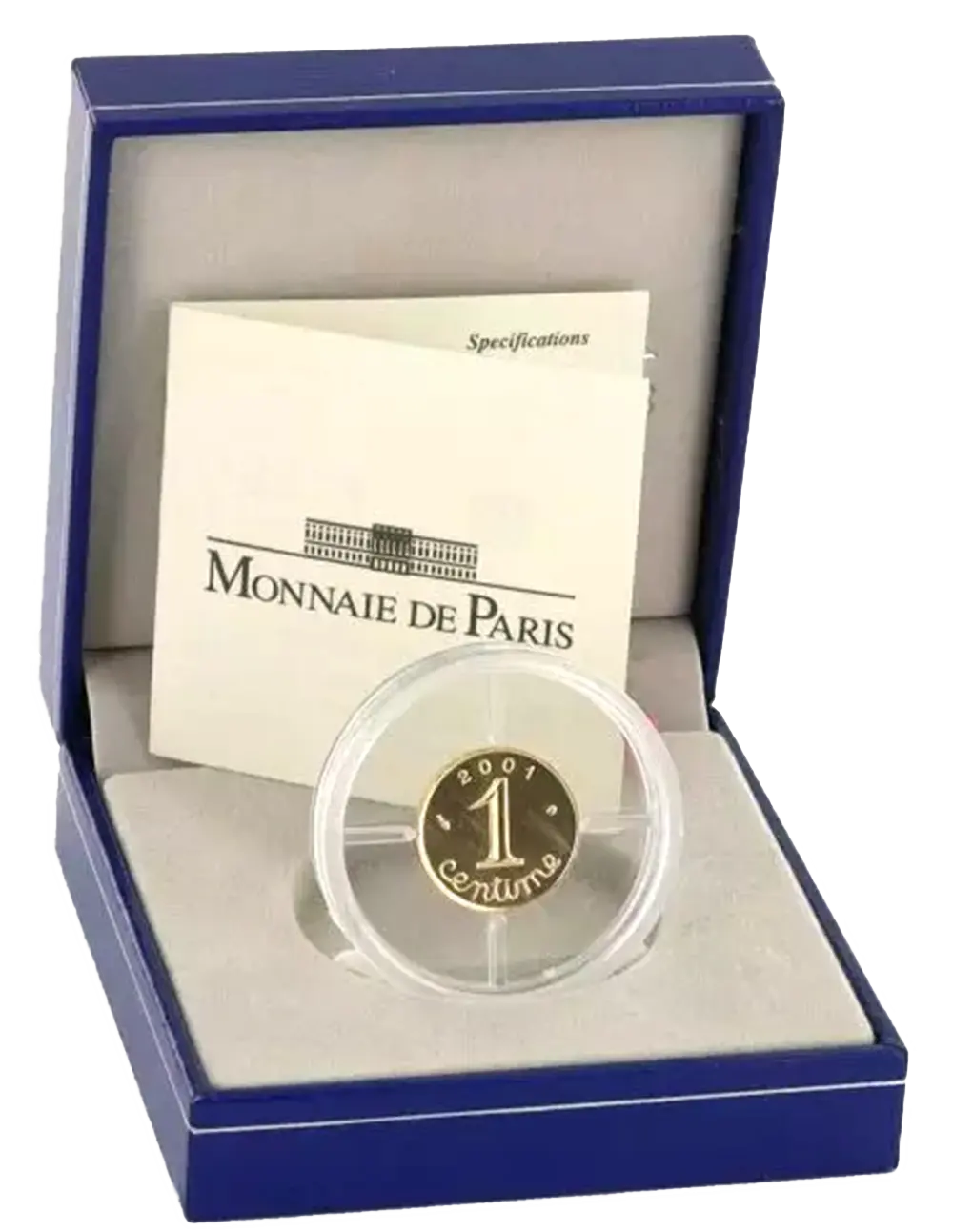 1 Centime Épi  Goud  2001  Monnaie de Paris
