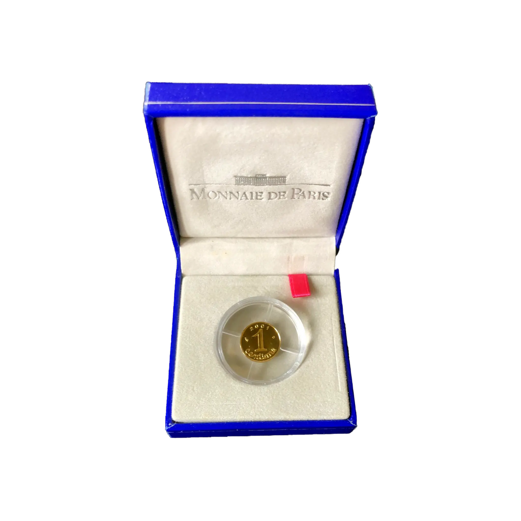 1 Centime Épi  Goud  2001  Monnaie de Paris
