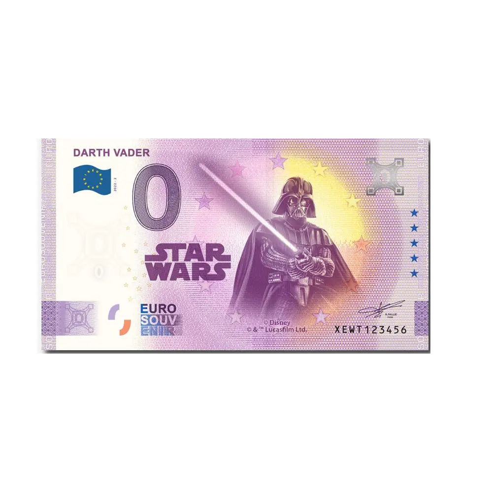 Herdenkingsbankbiljet – Darth Vader – Disney 100-jarig jubileum
