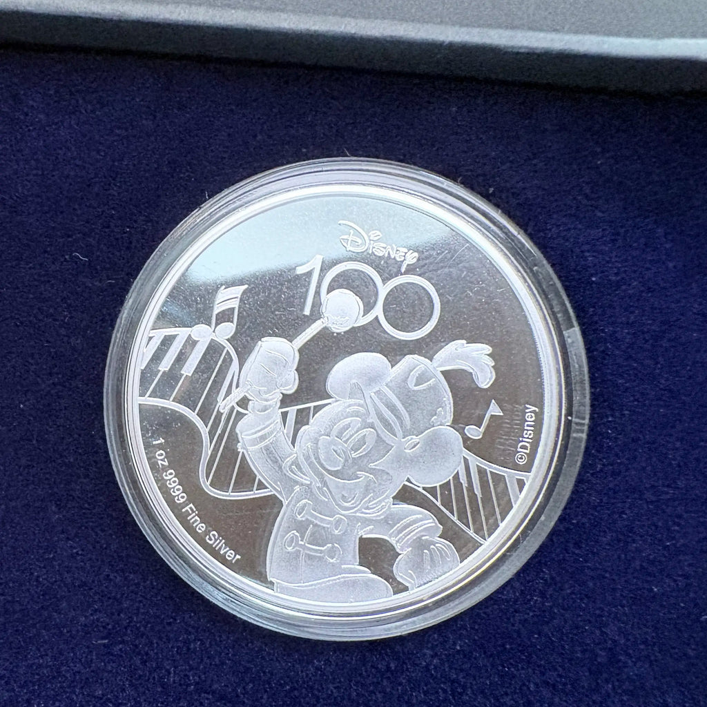 Mickey 1 ounce pure silver