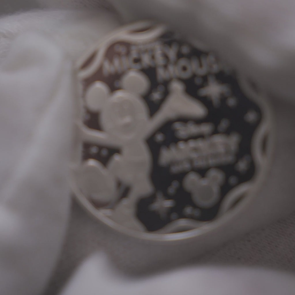 Pièce officielle Disney plaquée argent Mickey Mouse et ses amis pour toujours 2025