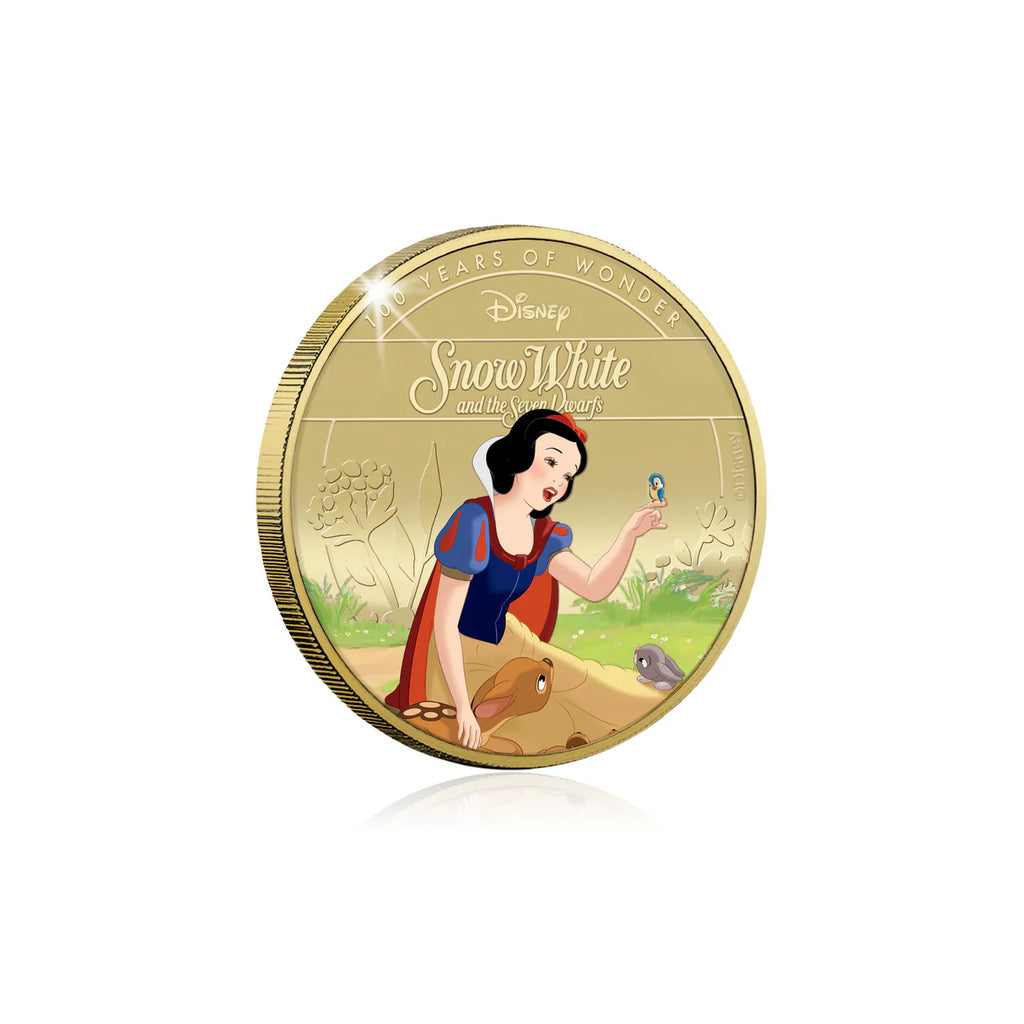 Plaqué or Blanche Neige 44 mm